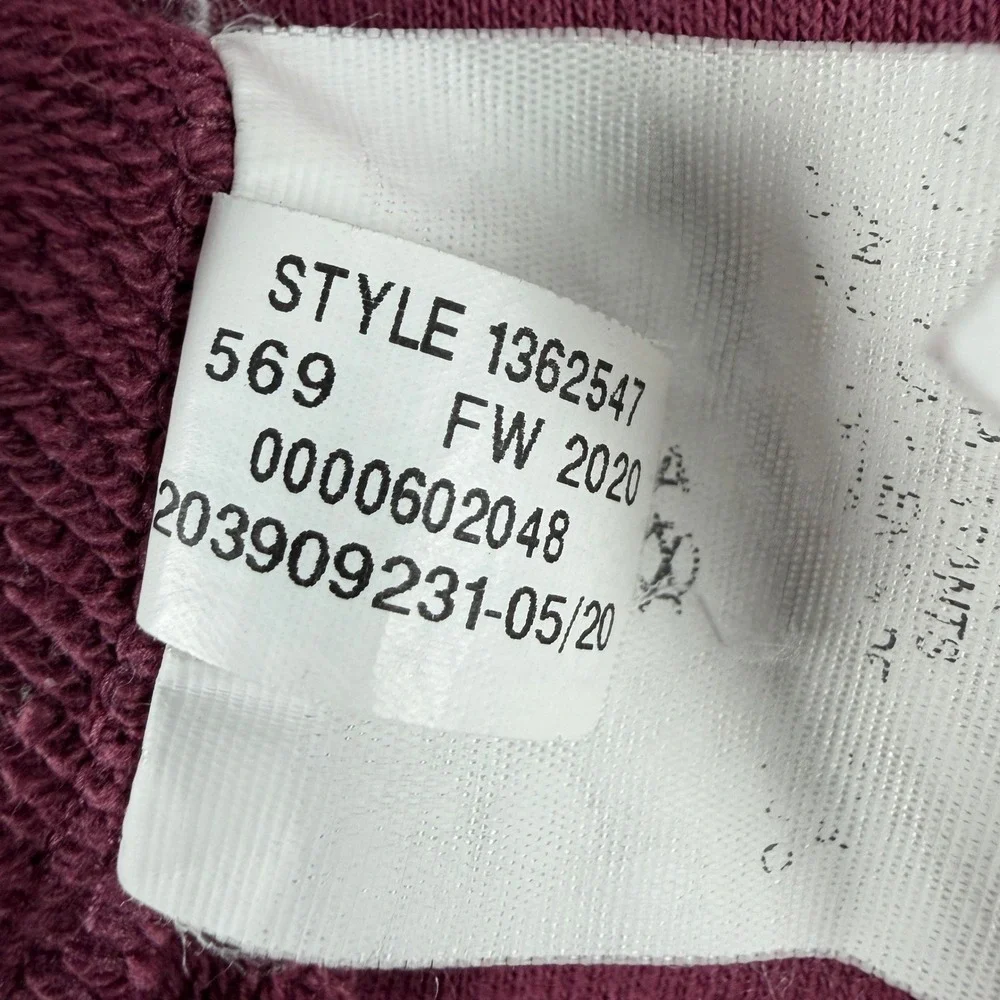Under Armour Project Rock Hoodie Mens LG Maroon Burgundy‎ Short Sleeve Pocket
